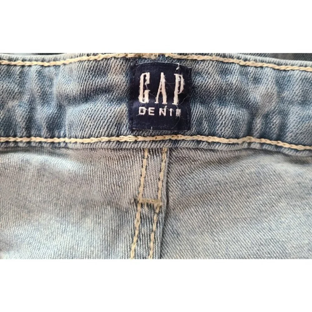Gap Denim Jeans Distressed Floral Size 30 Regular Girlfriend
